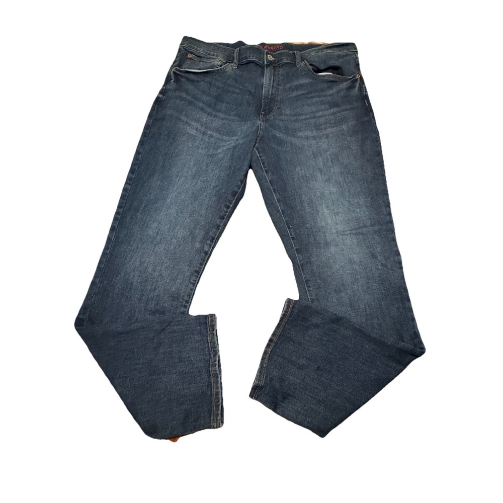 Lucky Brand 223 Straight Jeans Mens 38x32 Blue Stretch Denim Medium Wash Pants